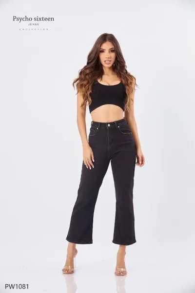 Jeans para dama Psycho Sixteen PW1081 color negro