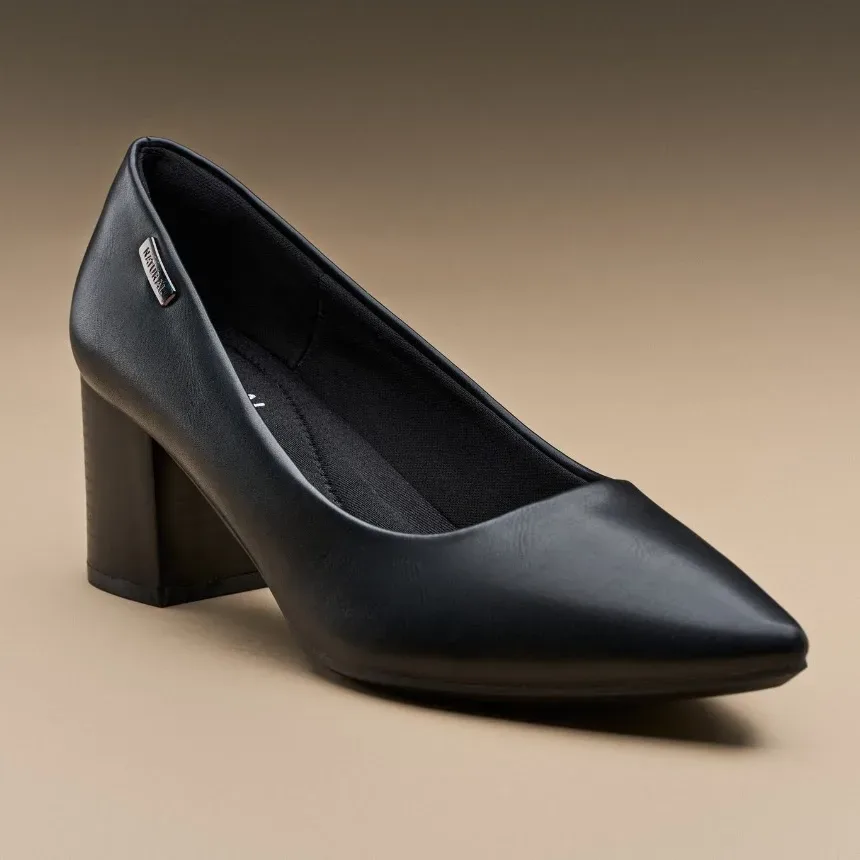 Tacones Natural Cristine Black para dama