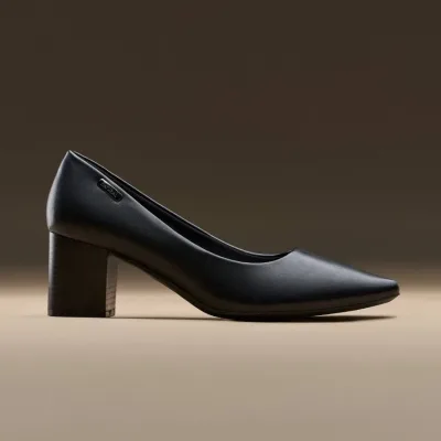 Tacones Natural Cristine Black para dama