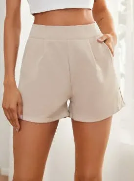 Short para dama color beige