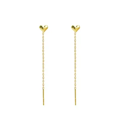 Aretes para dama de acero de titanio