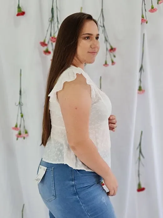 Blusa para dama color blanco