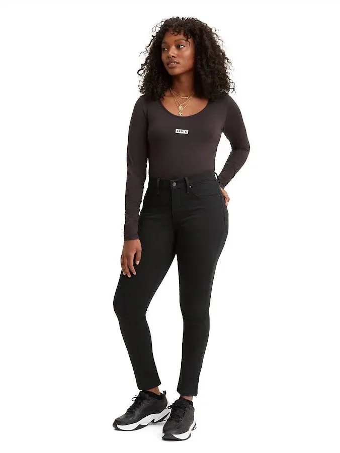 Jeans Levi's para damas 311-0000 Shaping Skinny  color negro
