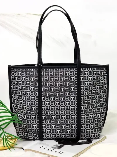 Bolso Tommy Hilfiger para dama color blanco y negro