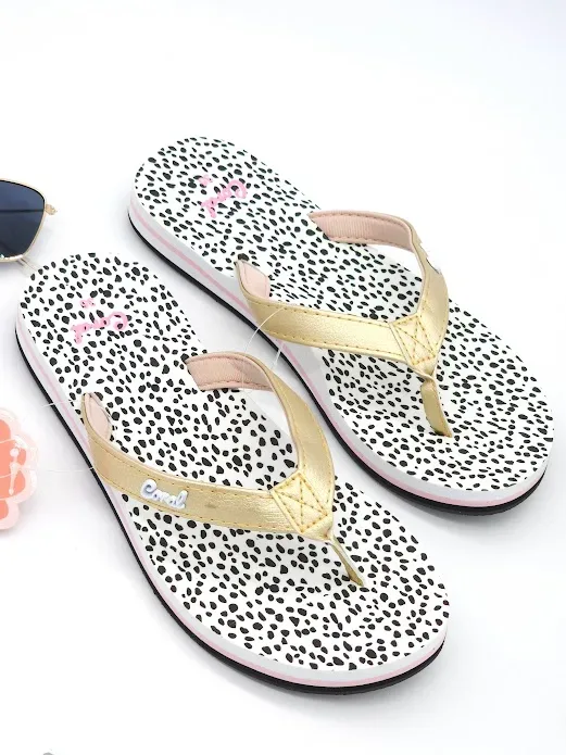 Sandalias Bora bora gold Coral para dama