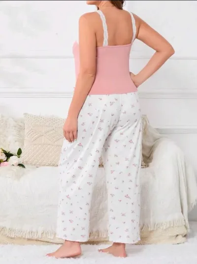 Pijama para Dama floreada