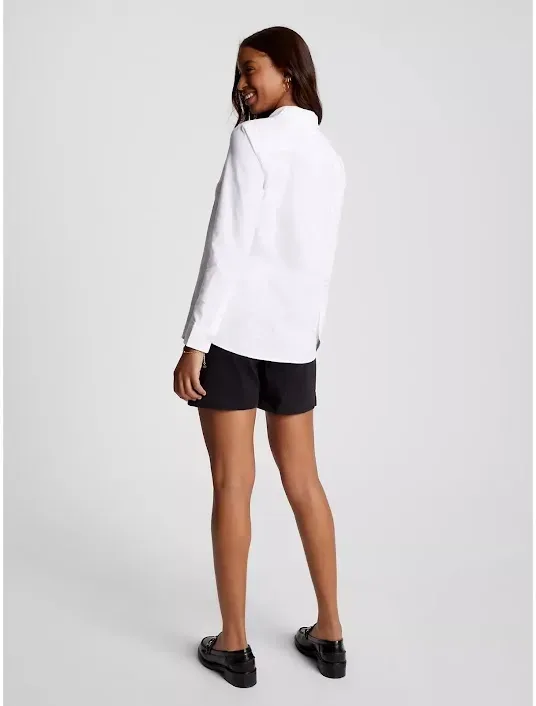 Camisa manga larga Tommy Hilfiger para dama color blanco