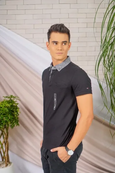 Camiseta Tommy Hilfiger para caballero color azul oscuro