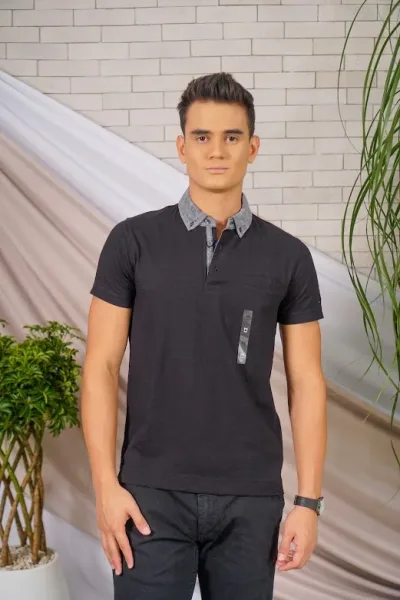 Camiseta Tommy Hilfiger para caballero color azul oscuro