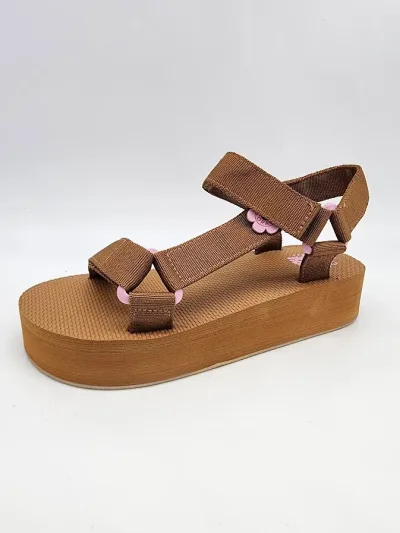 Sandalias Coral Cliff 4 Camel Tex para dama