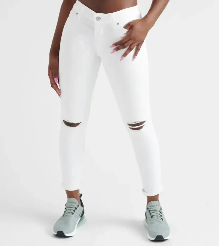 Jeans para dama Levis 711-0067 Skinny color blanco