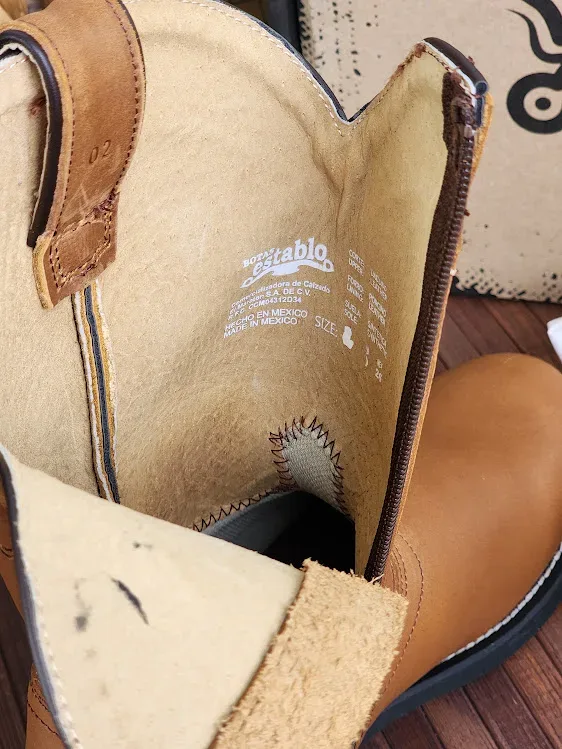 Botas Establo para caballero Miel 02
