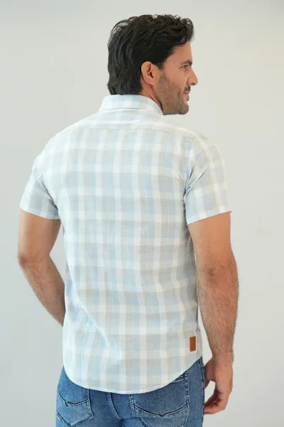 Camisa Hummer para caballero diseño a cuadros