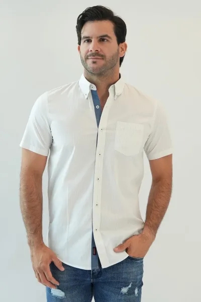 Camisa Hummer para caballero diseño a Rayas