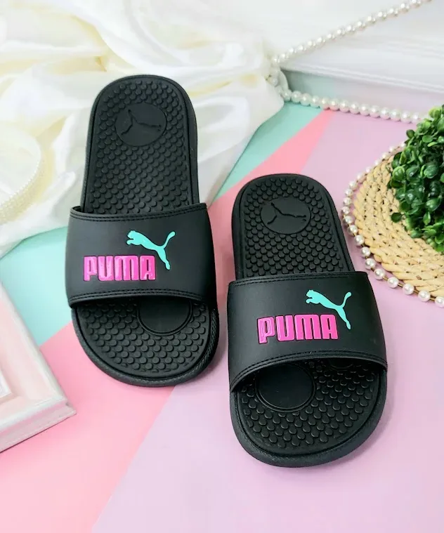 Sandalias Puma para dama color negro