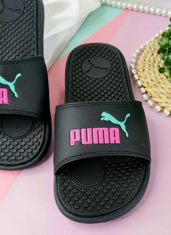 Sandalias Puma para dama color negro