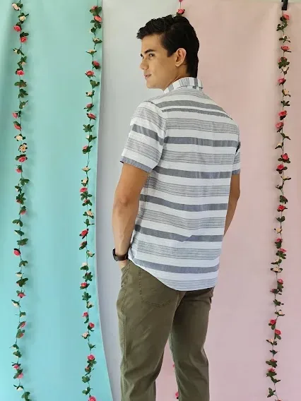 Camisa Micros para caballero a rayas