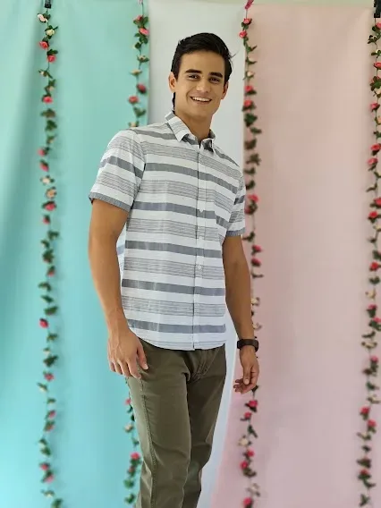 Camisa Micros para caballero a rayas