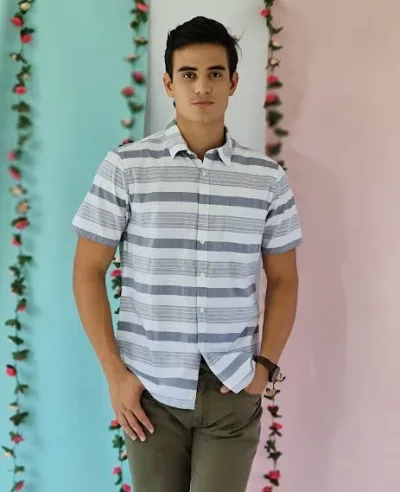 Camisa Micros para caballero a rayas