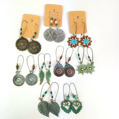 Set de aretes para dama de fantasia