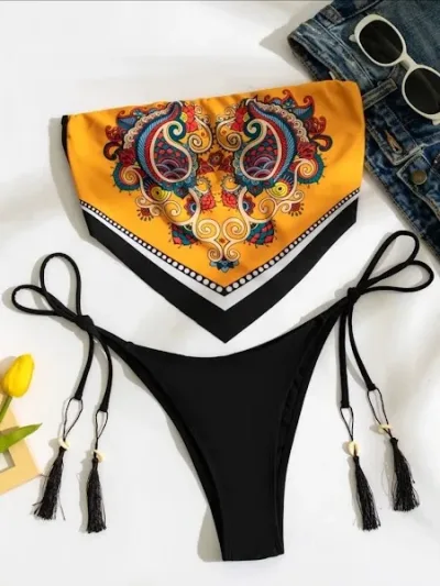 Vestido de baño diseño tribal