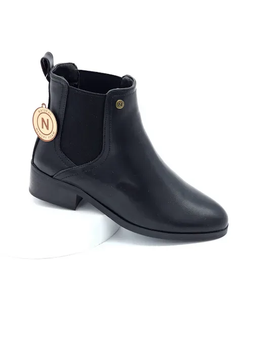 Botines Natural Hudson Black para dama