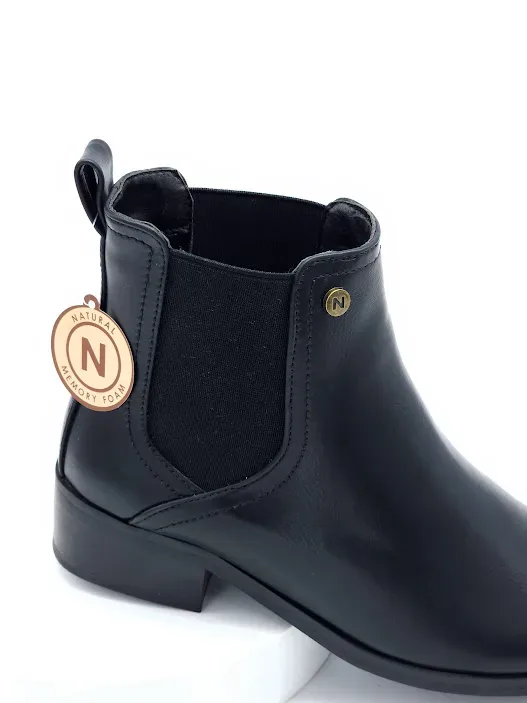 Botines Natural Hudson Black para dama