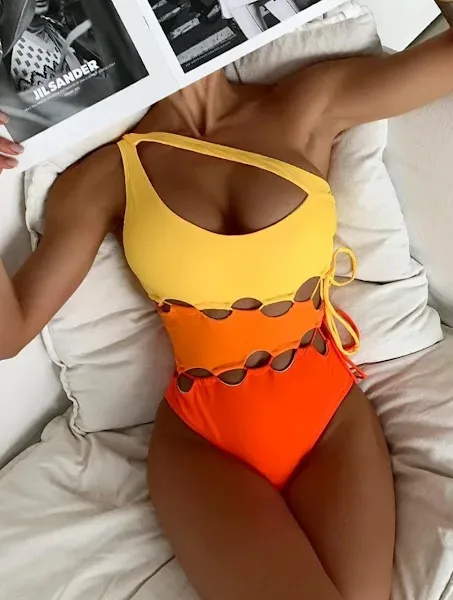 Vestido de baño para dama multicolor