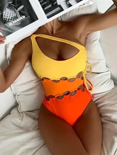 Vestido de baño para dama multicolor