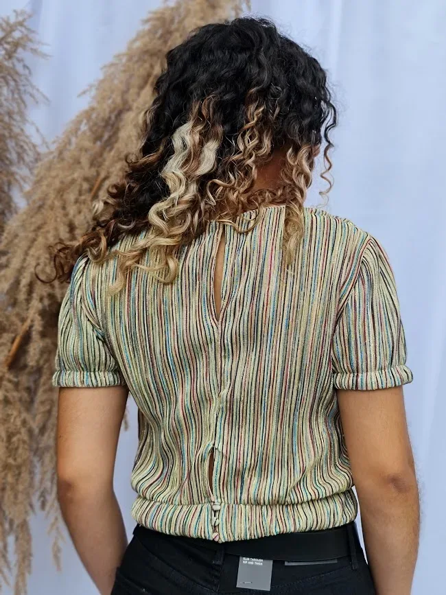 Blusa Milk y Honey para dama color champán