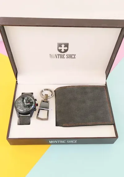 Set de reloj y billetera para caballero PL-5285
