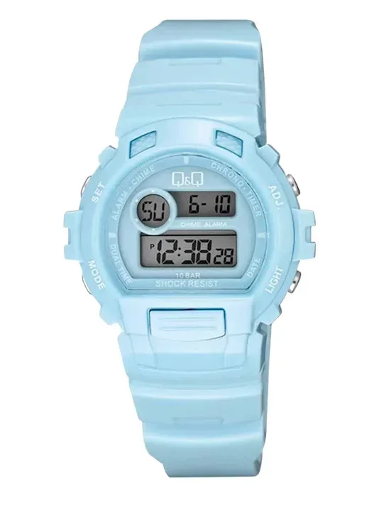 Reloj Q&Q para dama G14A-001VY COLOR CELESTE