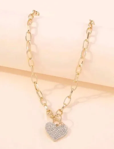 Collar de fantasía para dama color dorado