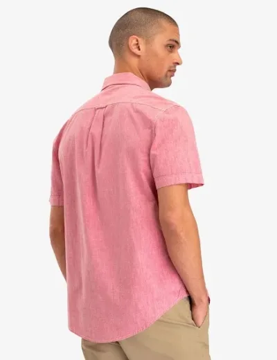 Camisa US Polo ASSN para caballero color rosado