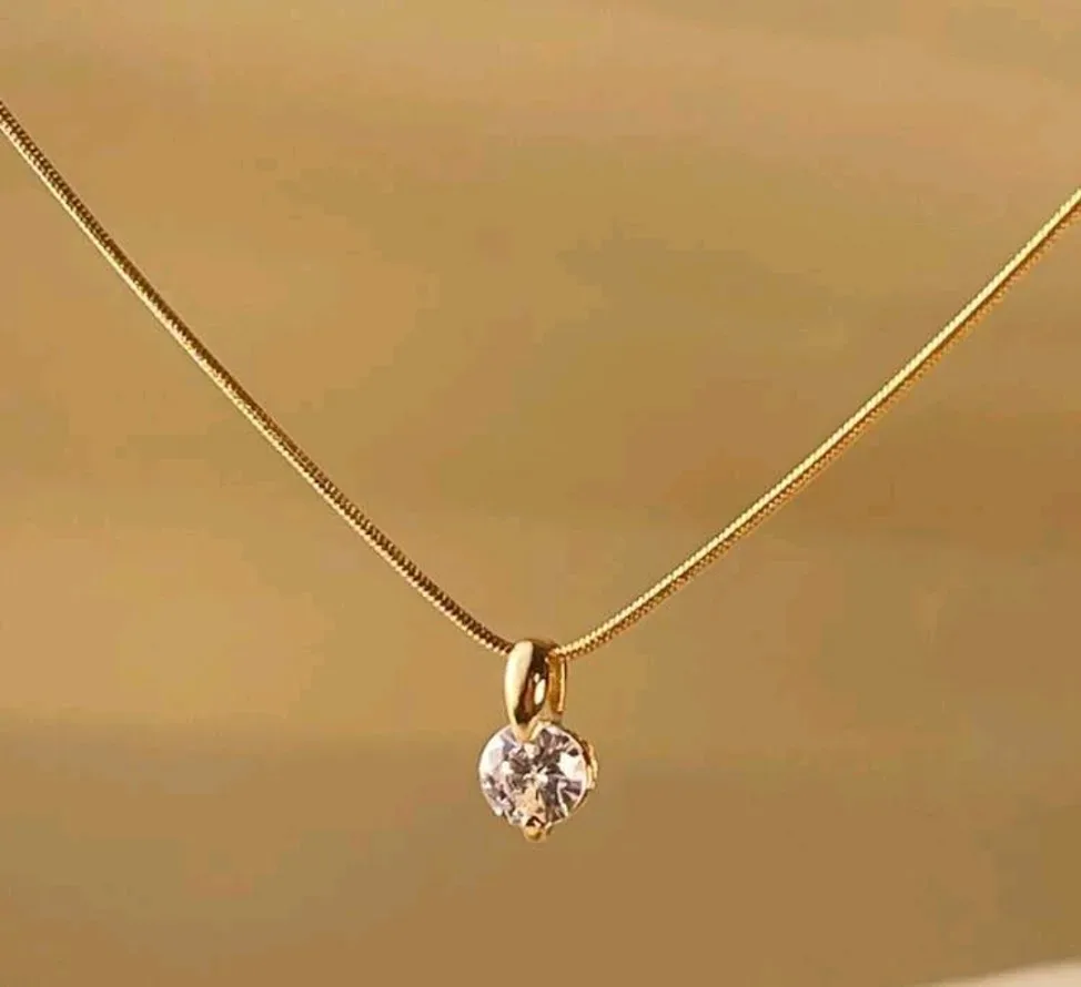 Collar Para Dama acero de titanio