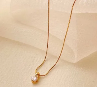 Collar Para Dama acero de titanio