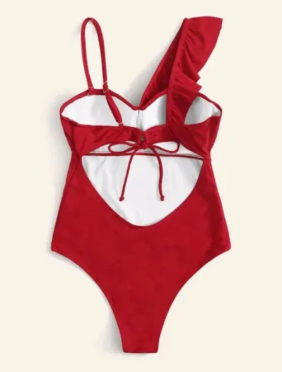 Vestido de baño para dama color rojo