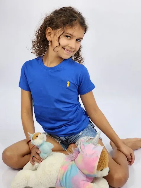 Camiseta para niña Cambrige Polo Club Azul