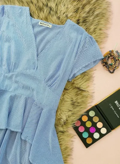 Blusa para dama de rayas