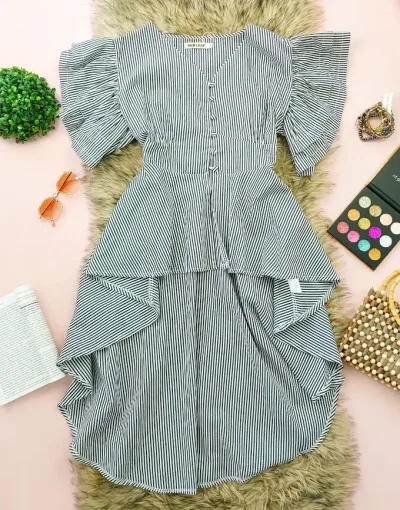Blusa para dama de rayas