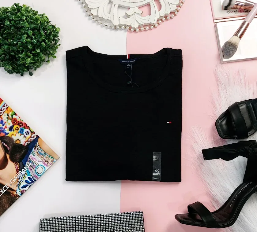 CamisetaTommy Hilfiger para dama color negro