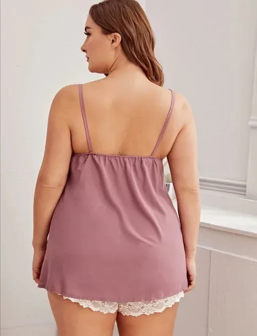Pijama para dama, color lila oscuro
