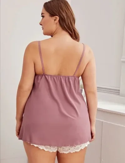 Pijama para dama, color lila oscuro
