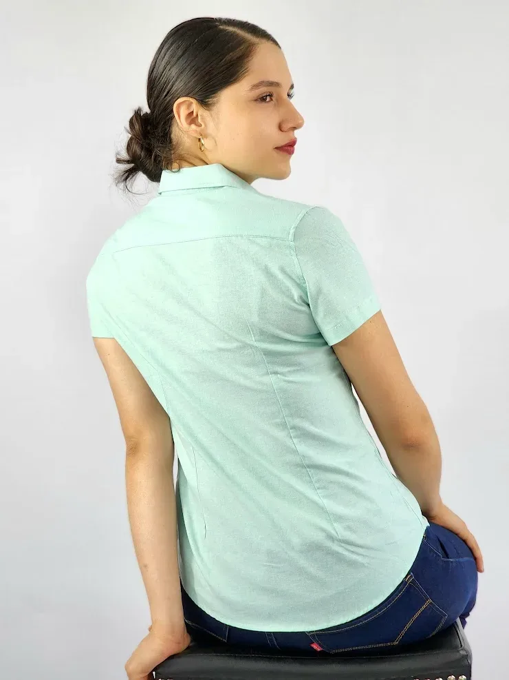 Camisa Cambrige Polo para dama
