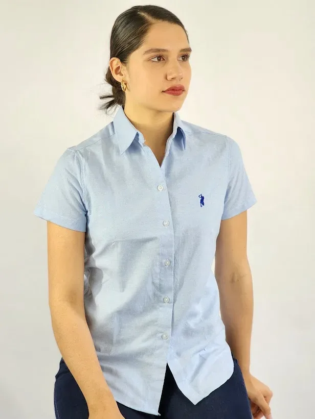 Camisa Cambrige Polo para dama