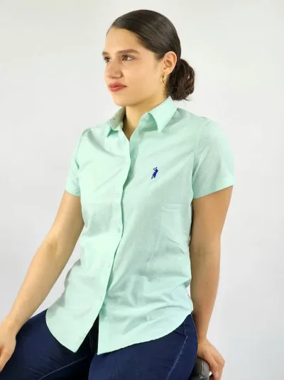 Camisa Cambrige Polo para dama