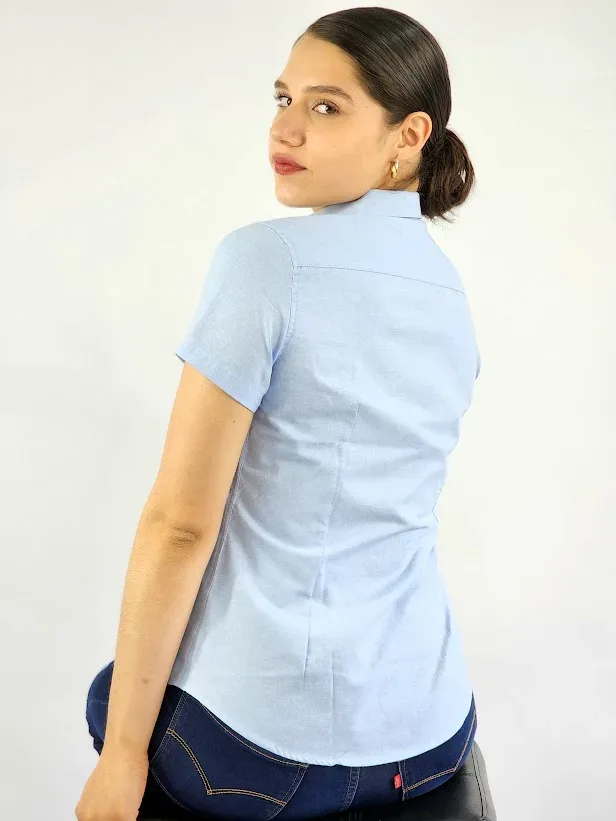 Camisa Cambrige Polo para dama