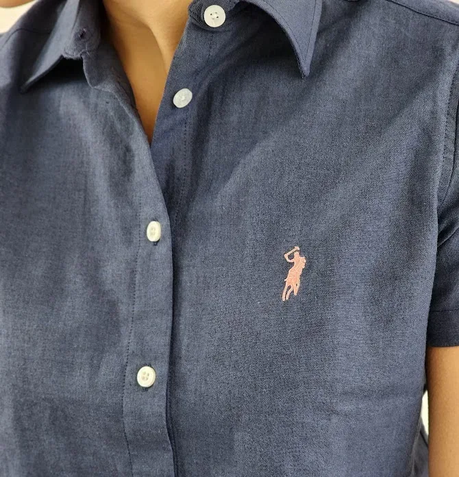 Camisa Cambrige Polo para dama