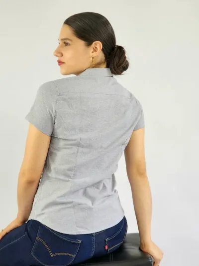 Camisa Cambrige Polo para dama