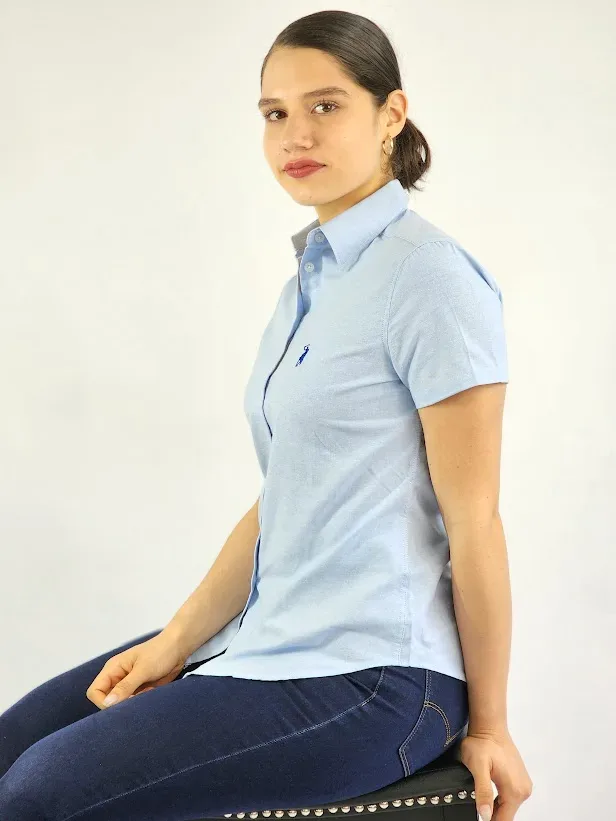 Camisa Cambrige Polo para dama